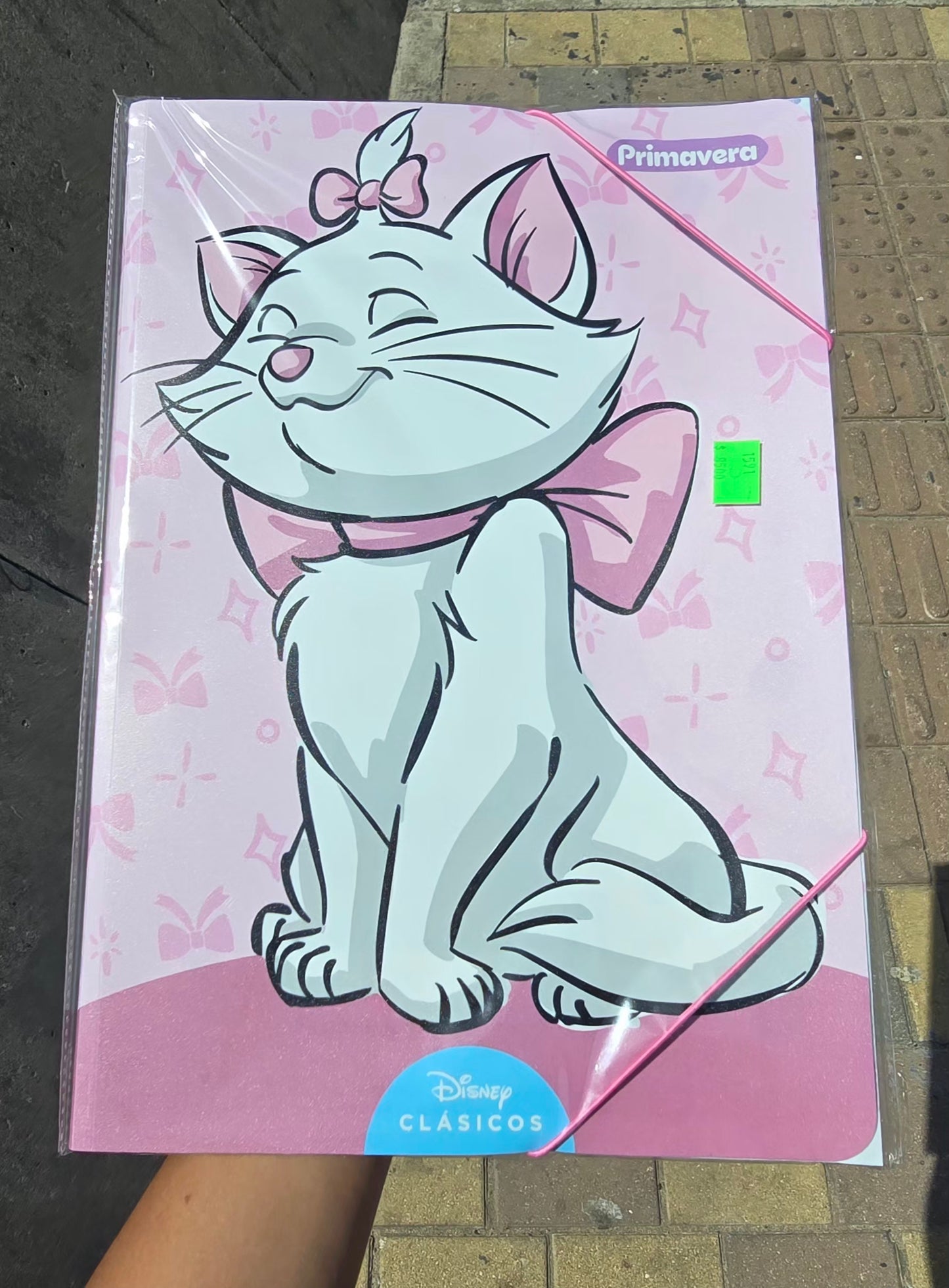 CARPETA PLASTICA LIGA EST.PRIMAVERA NIÑA