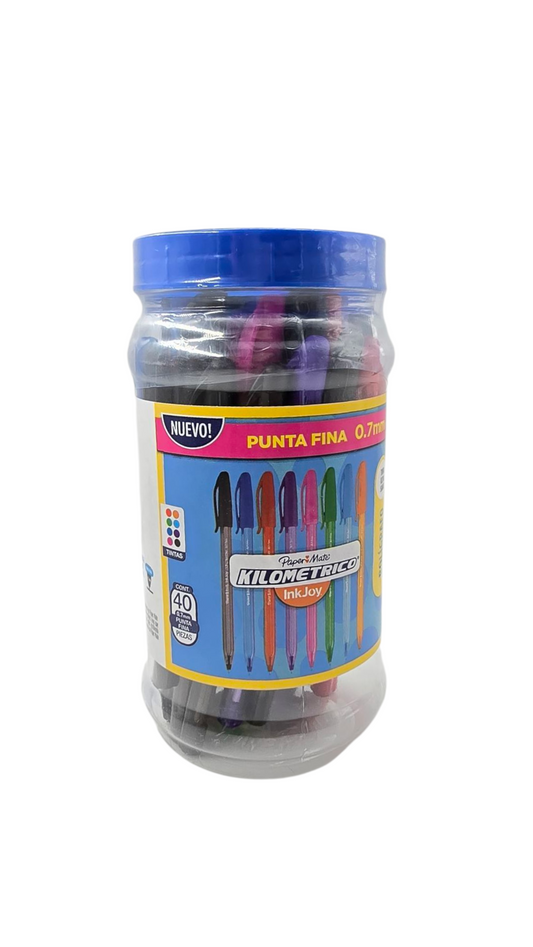 LAPICERO KM 100ST SURTIDO X40