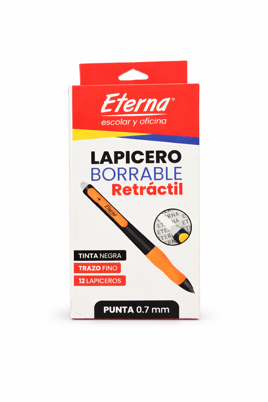 LAPICERO BORRABLE 0,7MM ETERNA ET1406