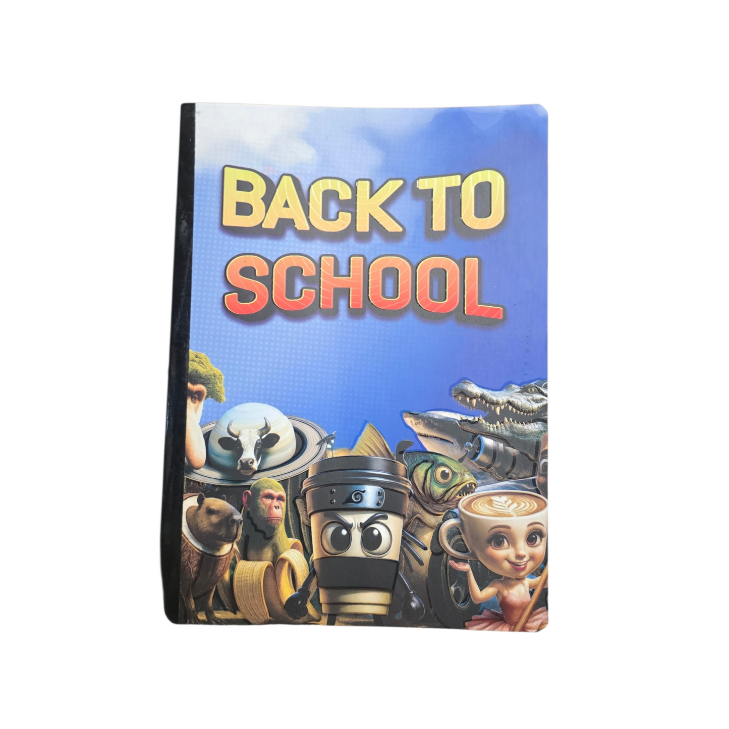 CUADERNO 100H TRALALERO TRALALA TIKTOK RAYADO/ CUADRICULADO