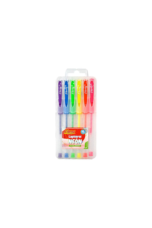LAPICERO GEL NEON ETERNA X6