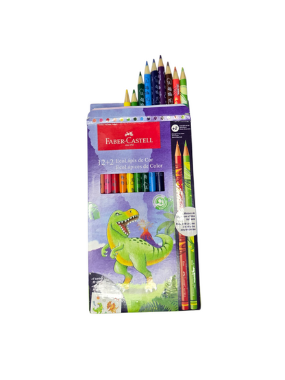 COLOR FABER TRIANGULAR DINOSAURIO