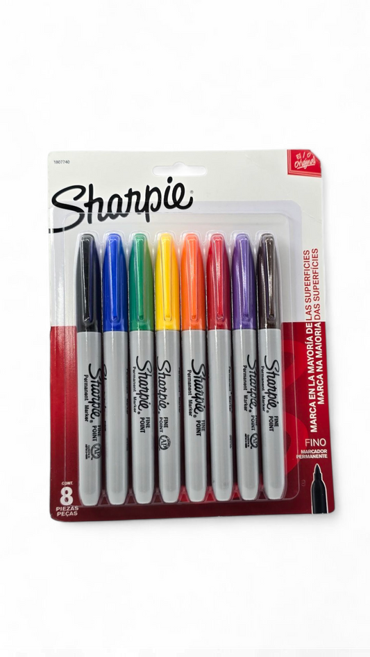MARCADOR SHARPIE FINE P.FINA X8