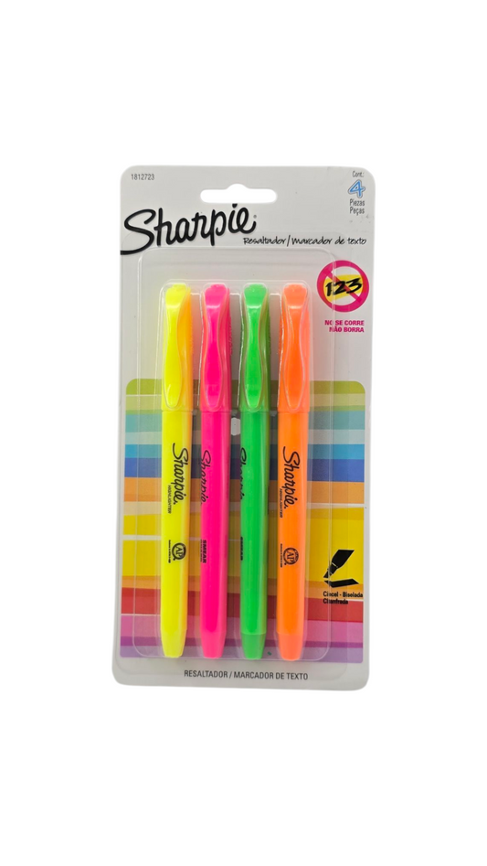 RESALTADOR SHARPIE DELGADO X4