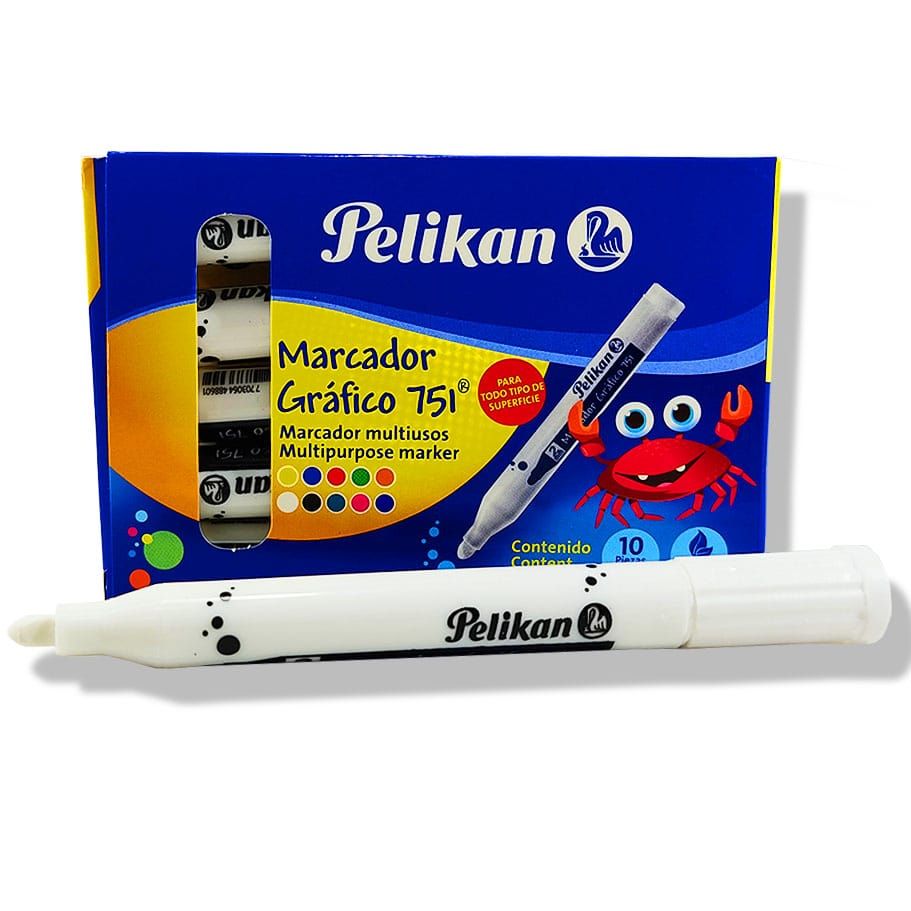 MARCADOR GRAFICO BLANCO PELIKAN UND -751