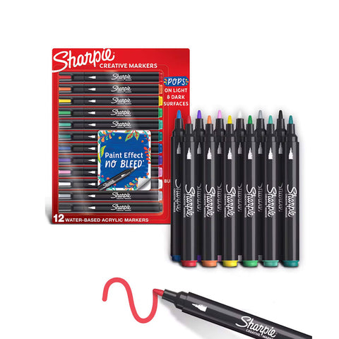 MARCADOR ACRILICO SHARPIE X12
