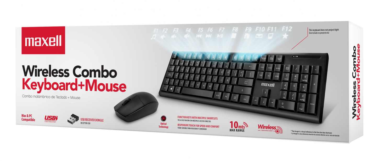 COMBO MOUSE Y TECLADO  MAXELL